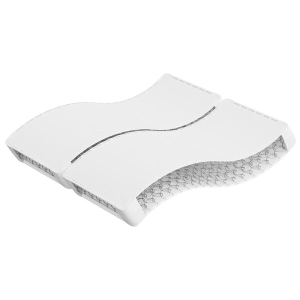 vidaXL Binnenveringmatras middelhard 160x200 cm