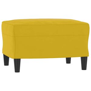 vidaXL Voetenbank 60x50x41 cm fluweel geel