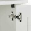 vidaXL Toiletkast VIGO Wit 60 x 27 x 161 cm Massief grenenhout