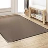 vidaXL Deurmat Beige en zwart 120 x 180 cm Polypropyleen en vinyl