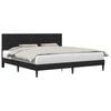 vidaXL Bedframe met hoofdeinde Zwart 180 x 200 cm Fluweel