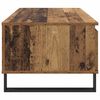 vidaXL Salontafel met lade Oud Hout 90 x 50 x 36,5 cm Bewerkt hout