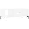 vidaXL Salontafel 102x50x40 cm bewerkt hout wit