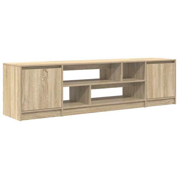vidaXL Tv-meubel 188,5x41x50 cm spaanplaat sonoma eikenkleurig