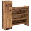 vidaXL Schoenenkast 100,5 x 28 x 100 cm Bewerkt hout Oudhout