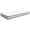 vidaXL Traagschuimmatras 100x200x17 cm Zacht wit