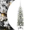 vidaXL Kunstkerstboom Groen 120 cm PVC en Staal en Kunststof