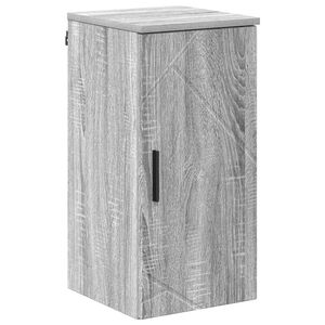 vidaXL Badkamer Kast Wandgemonteerd Grijs Sonoma 30 x 31,5 x 61 cm