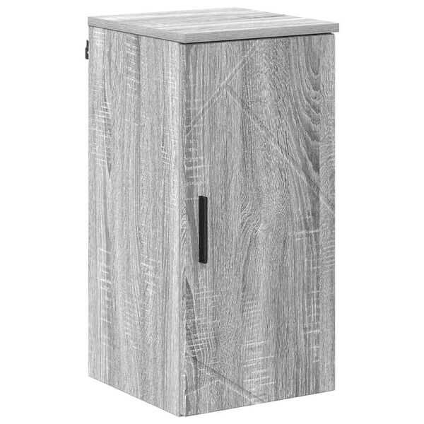 vidaXL Badkamer Kast Wandgemonteerd Grijs Sonoma 30 x 31,5 x 61 cm