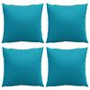 vidaXL Bankkussens 4 stuks Blauw 40x40 cm Stof