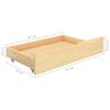 vidaXL Bedframe met 4 lades massief grenenhout 200x200 cm