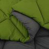 vidaXL Vol jaar dekbed Groen en Antraciet 220 x 200 cm Microfiber