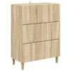 vidaXL Ladenkast Sonoma Eiken 66 x 34,5 x 90 cm Bewerkt hout