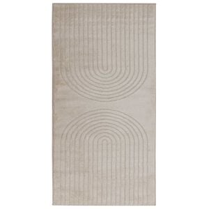 vidaXL Vloerkleden Rechthoekig HUARTE Beige 150 x 80 cm Polyester