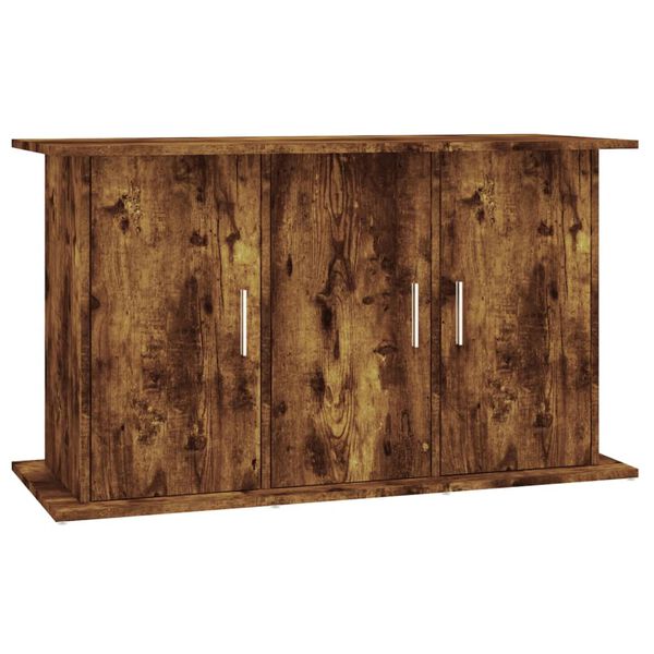vidaXL Aquariumstandaard 101x41x58 cm bewerkt hout gerookt eikenkleur
