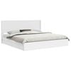 vidaXL Bedframe met opbergruimte en hoofdbord Wit 180 x 200 cm