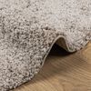 vidaXL Vloerkleed PAMPLONA shaggy hoogpolig modern &Oslash; 120 cm beige