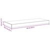 vidaXL Wandschappen zwevend 4 st 60x23,5x3,8 cm MDF grijs