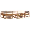 vidaXL Buiten bankenset 7 pcs Naturel Massief Acaciahout