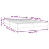 vidaXL Boxspring zonder matras fluweel donkergroen 160x220 cm
