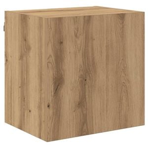 vidaXL TV Wandkast Artisan Eiken 40,5x30x40cm Bewerkt hout