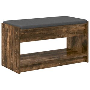 vidaXL Halbank Gerookte Eik 83 x 38 x 45 cm