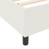 vidaXL Platform bedframe Crème 90 x 200 cm Stof