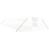vidaXL Tuinkas met stalen frame 56 m&sup2; 14x4x2 m wit