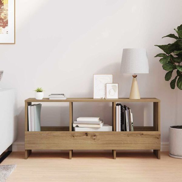 vidaXL Tijdschrift Rek Artisan Eiken 102 x 30 x 45 cm