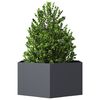 vidaXL Plantenbak zeshoek 104x90x45 cm staal antracietkleurig