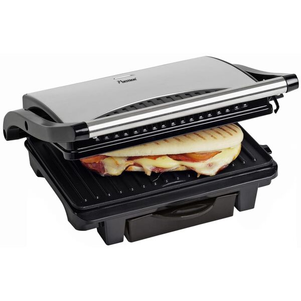 Bestron Panini grill ASW113S 1000 W zilver