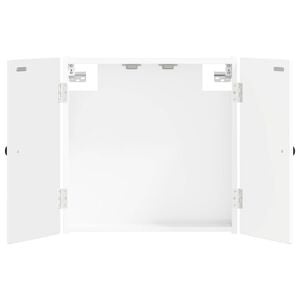 vidaXL Dartbord Kabinet BREDA Hoogglans Wit 52,5 x 10,5 x 53,5 cm