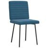 vidaXL Eetkamerstoelen 4 st fluweel blauw