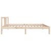 vidaXL Bedframe massief hout 90x190 cm