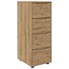 vidaXL Opbergkast Artisan Eiken 40 x 48 x 105 cm Bewerkt hout