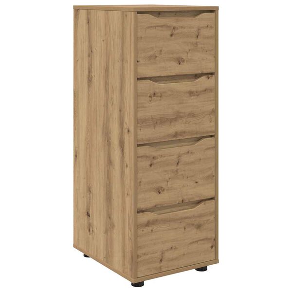vidaXL Opbergkast Artisan Eiken 40 x 48 x 105 cm Bewerkt hout