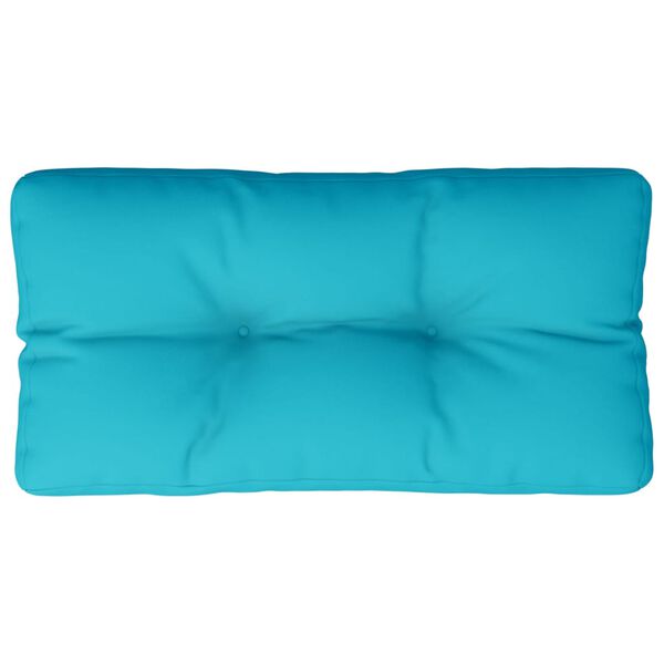 vidaXL Palletkussen 80x40x12 cm stof turquoise