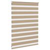 vidaXL Zebra Blind 105x100 cm stofbreedte 100,9 cm polyester zandbruin