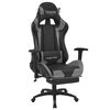 vidaXL Gaming Stoel Grijs 70 x 71 x 136 cm Kunstleer
