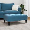 vidaXL Voetenbank 77x55x31 cm fluweel blauw