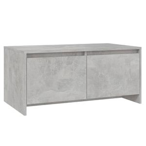 vidaXL Salontafel 90x50x41,5 cm bewerkt hout betongrijs