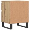 vidaXL Nachtkastjes 2 st 40x35x50cm bewerkt hout artisanaal eikenkleur
