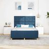 vidaXL Bedframe met hoofdeinde Blauw 140 x 190 cm Stof
