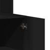 vidaXL Keukenkast 95x50x180 cm bewerkt hout zwart