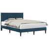 vidaXL Bedframe met hoofdeinde Blauw 140 x 190 cm Fluweel