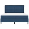vidaXL Boxspring bed met matras met hoofdeinde Blauw 180 x 200 cm Stof