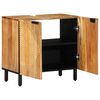 vidaXL Badkamer wastafelkast Bruin 62 x 33 x 58 cm Massief Mango Hout