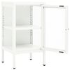 vidaXL Dressoir 38x35x70 cm metaal en glas