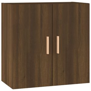 vidaXL Wandkast 60x30x60 cm bewerkt hout bruin eikenkleur