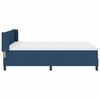 vidaXL Boxspringbed met matras Blauw 190 x 140 cm Polyester
